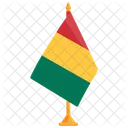 Flagge Von Guinea Guinea Flagge Flagge Symbol