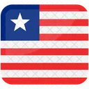 Flagge Von Liberia Liberia Nationalflagge Von Liberia Symbol