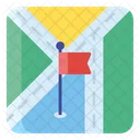 Flagpost Map Direction Map Navigation Icon