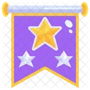 Lace Flags Stars Icon