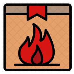 Flamable Package  Icon