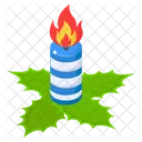 Fire Flame Candle Icon