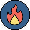 Flame Fire Lit Icon