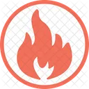 Flame Hot Burn Icon