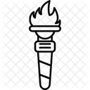 Flame Light Illumination Icon
