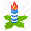 Fire Flame Candle Icon