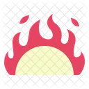 Flame Icon Sun Icon Energy Symbol Icon