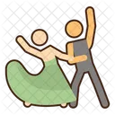 Flamenco Salsa Dance Couple Dance Icon