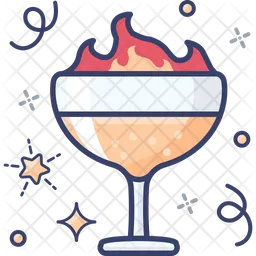 Flaming Drink  Icon