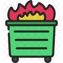 Flaming Dumpster  Icon