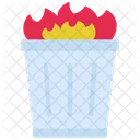 Flaming Dumpster Flaming Dumpster Icon