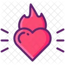 Flaming Heart  Icon