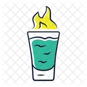 Flaming Cocktail Shot Icon