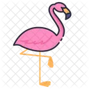 Cartoon Flamingo Icon