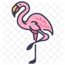 Flamingo Bird Nature Icon