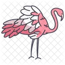 Flamingo Wildlife Zoo Icon