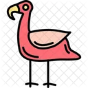 Flamingo Bahamas Bird Icon