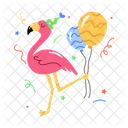Flamingo Birthday  Symbol