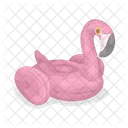 Flamingo Float Pool Beach Icon