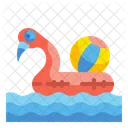 Flamingo Pool Icon