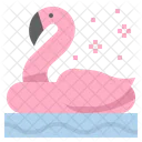 Flamingo Pool Float Icon