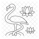 Flamingos  Icon