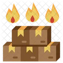 Flammable Logistic Warning Icon