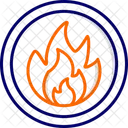 Flammable Symbol Danger Icon