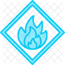 Flammable Symbol Danger 아이콘