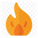 Flammable Flame Fire Icon