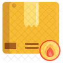 Flammable Flammable Box Flammable Parcel Icon
