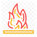 Flammable Fire Flame Burning Icon