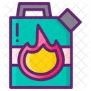 Flammable Fire Flame Icon