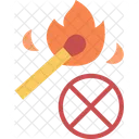 Flammable Danger Fire Icon