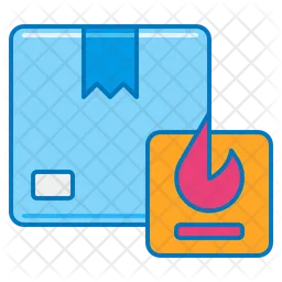 Flammable Box  Icon