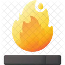 Flammable Fire Flame Icon