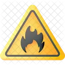Flammable Fire Flame Icon