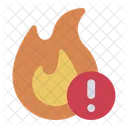 Flammable Warning Product Icon