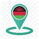 Malawi Flagge Symbol