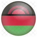 Malawi Flagge Symbol