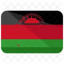 Malawi Flagge Land Symbol