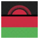 Malawi Flagge Symbol