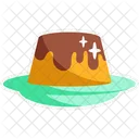 Flan Dessert Sucre Icône