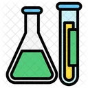 Kolben Chemikalie Flussigkeit Symbol