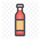 Flasche Wein Alkoholisches Getrank Bar Symbol