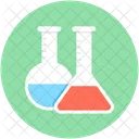 Kolben Chemikalie Konisch Symbol