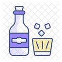 Flasche Alkohol  Symbol