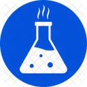 Kolben Des Labors Bio Labor Chemie Symbol