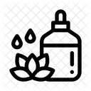 Flasche mit ätherischen Ölen  Symbol