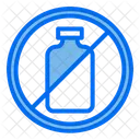 Flasche verboten  Symbol